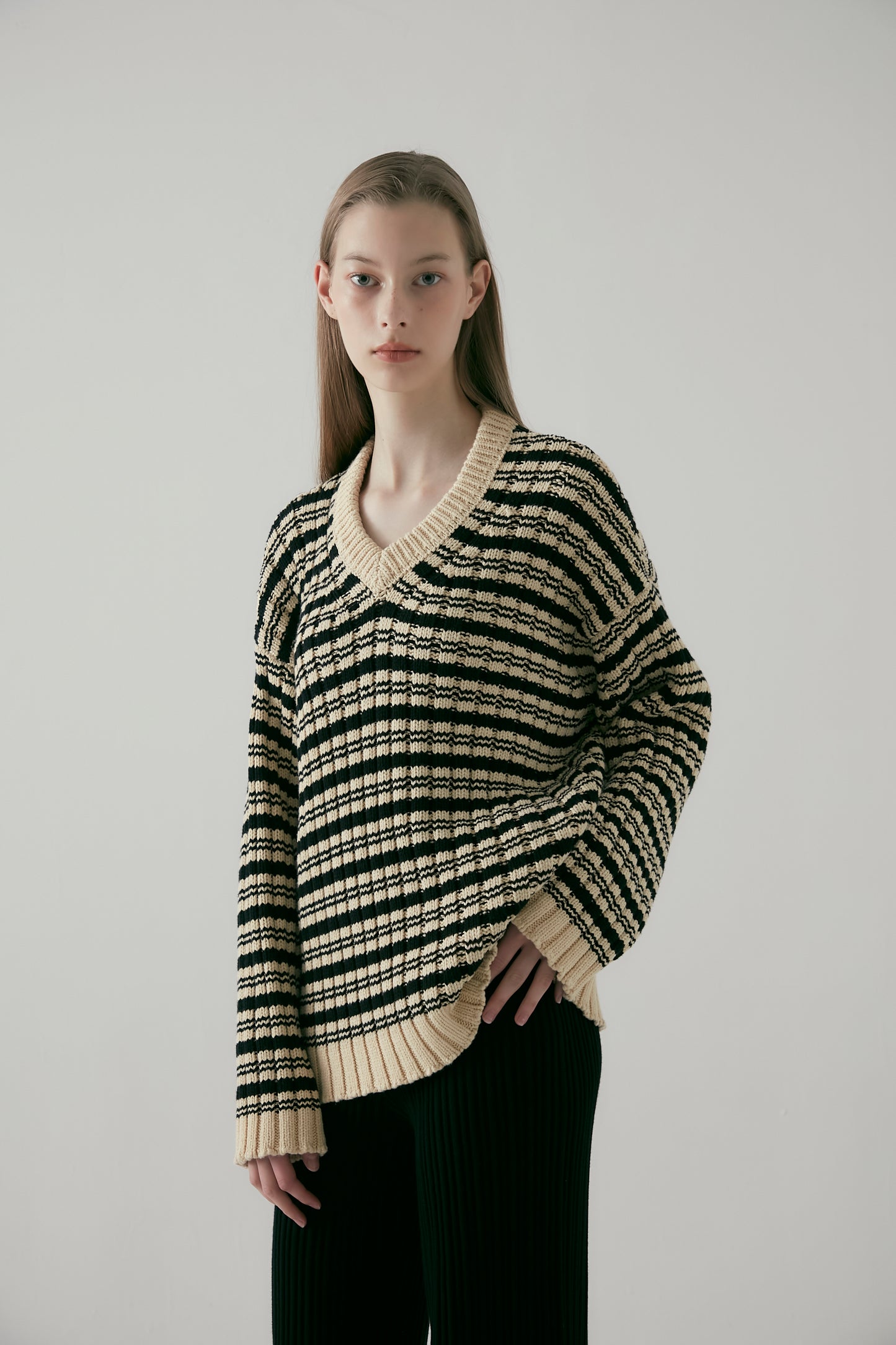 Pepper Sweater(Striped)