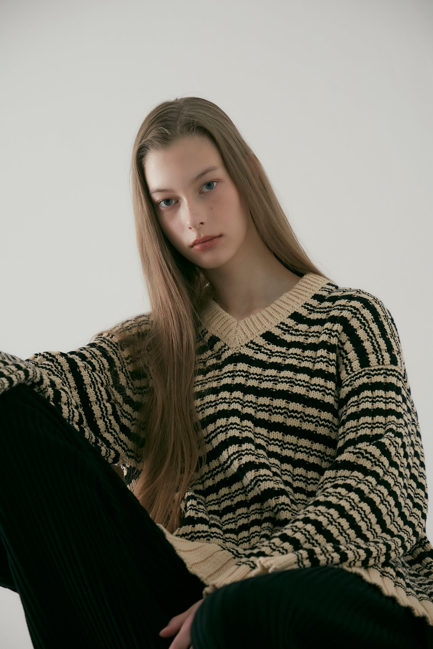 Pepper Sweater(Striped)