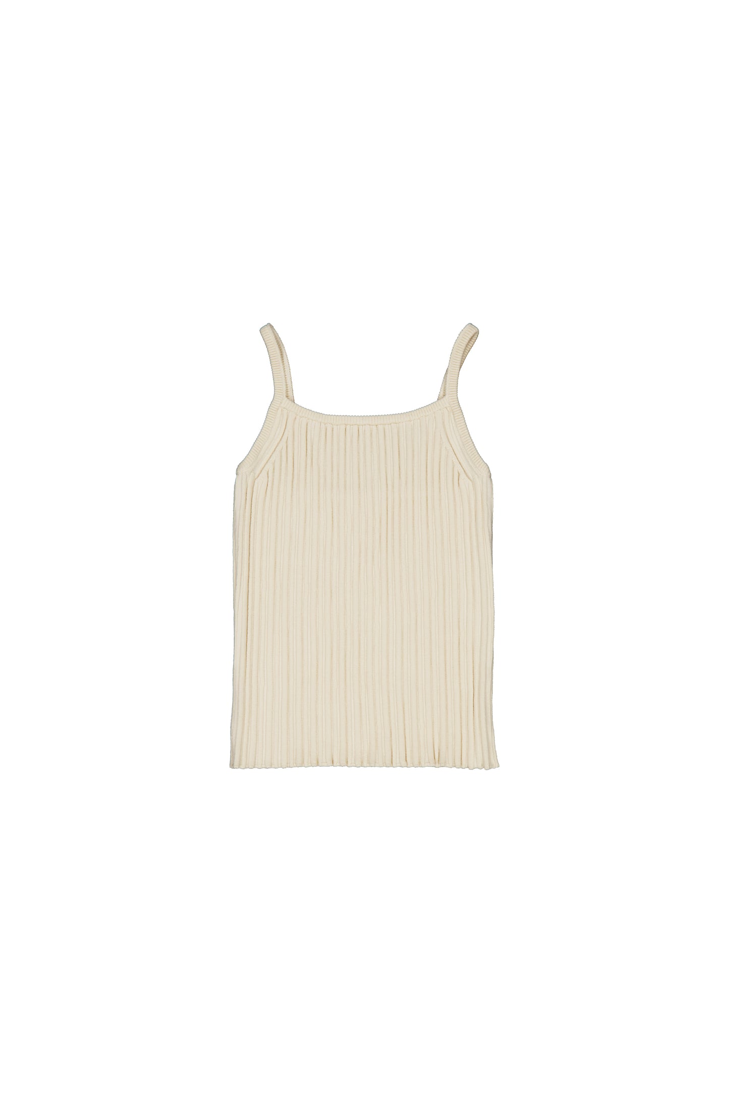 AMAR Ribbed Tank (Ivory)