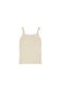 AMAR Ribbed Tank (Ivory)