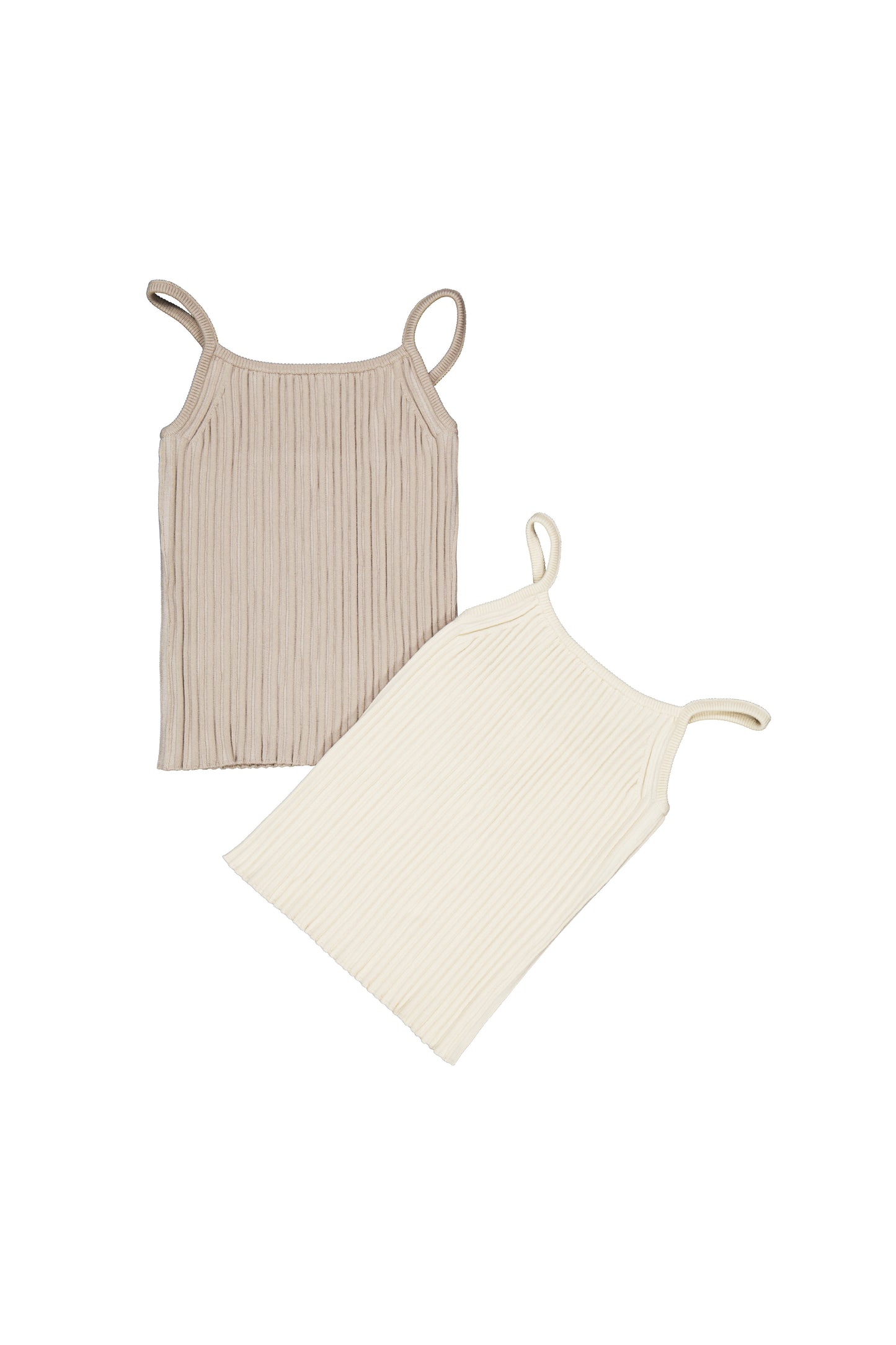 AMAR Ribbed Tank (Ivory)