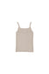 AMAR Ribbed Tank (Taupe)