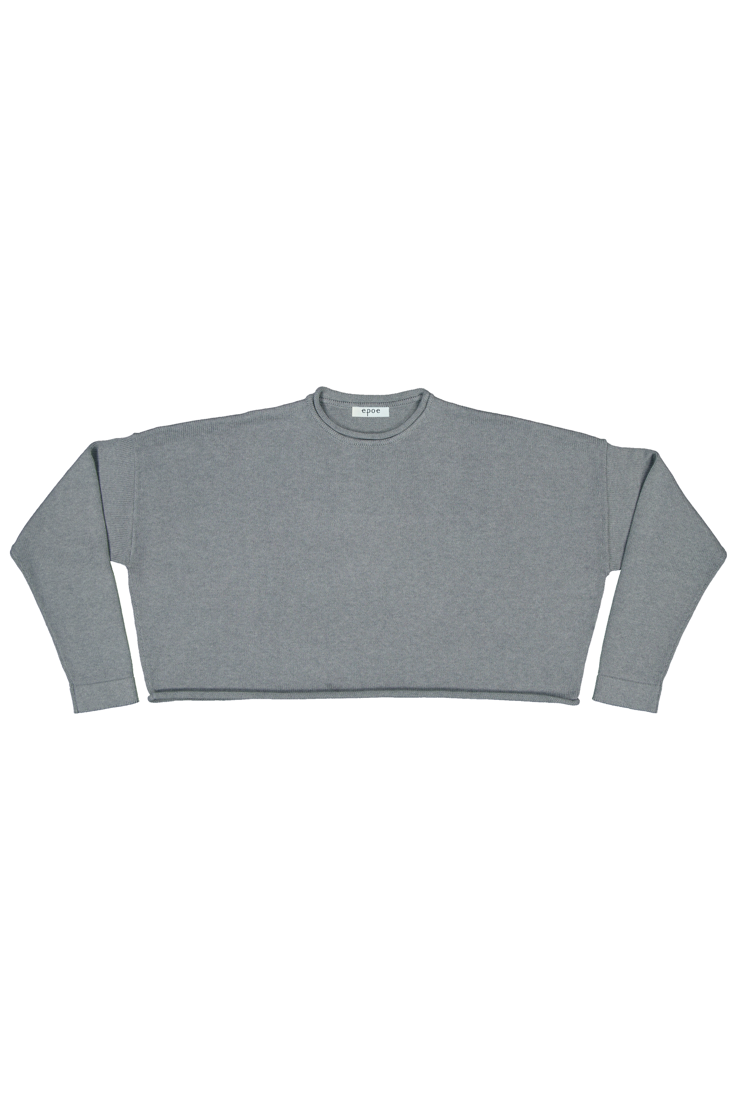 BREA Crewneck in Cotton and Cashmere (Stone)