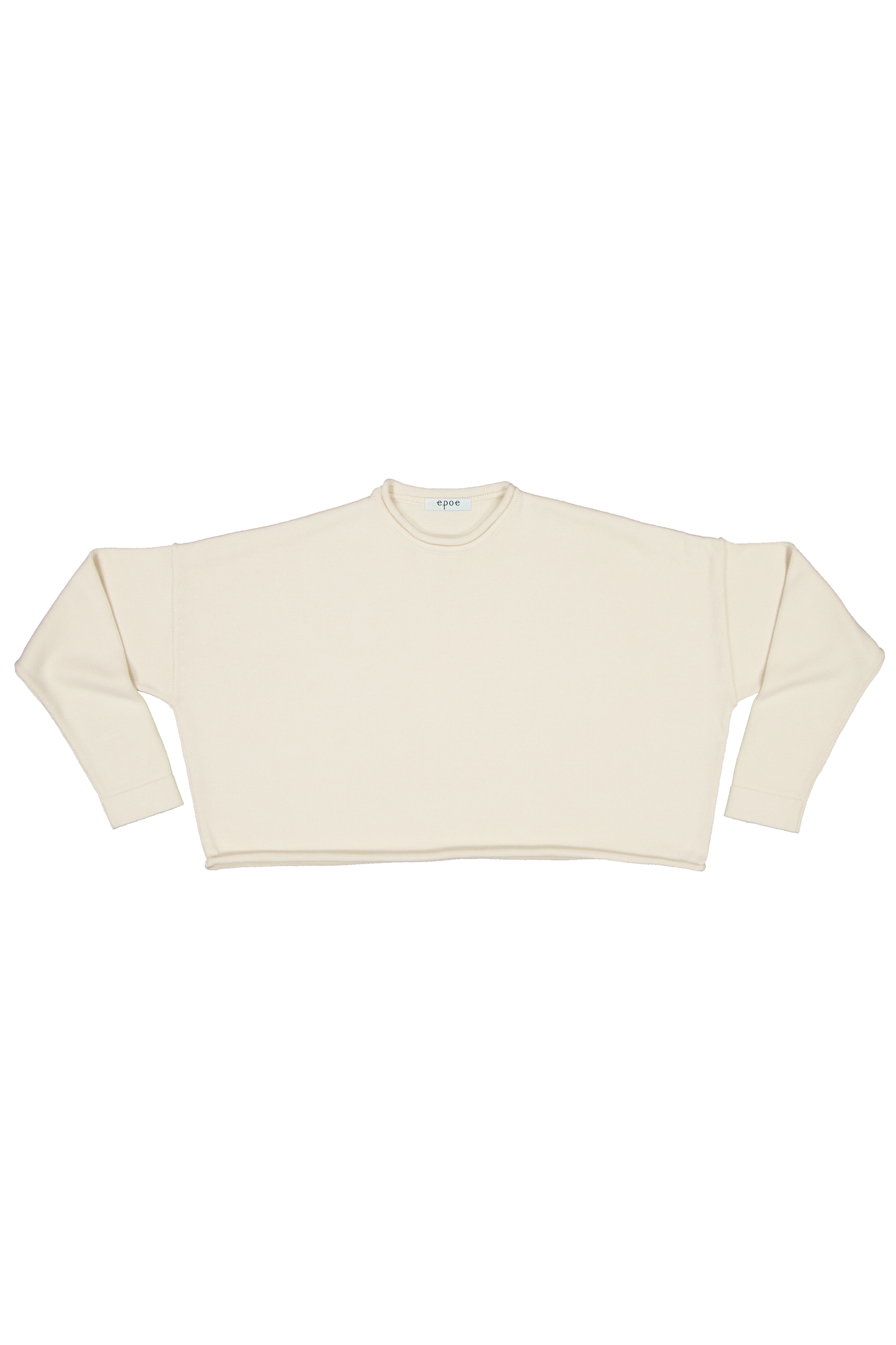 BREA Crewneck in Cotton and Cashmere (Cream)